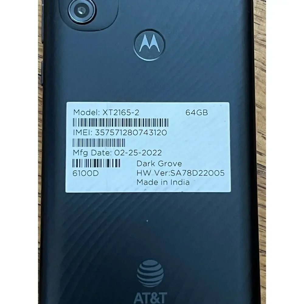 Motorola Moto G Powe 2022 64gb XT2165-2 At&T